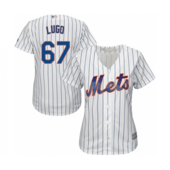 Women's New York Mets #67 Seth Lugo Authentic White Home Cool Base Baseball Player Jersey - Ujersey