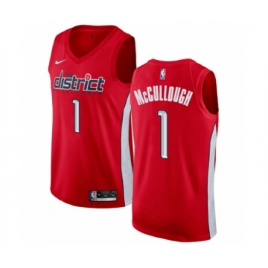 Women's Nike Washington Wizards #1 Chris McCullough Red Swingman Jersey - Earned Edition - Ujersey