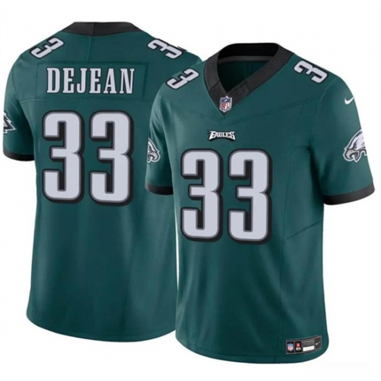 Men's Philadelphia Eagles #33 Cooper DeJean Green 2024 Draft F.U.S.E. Vapor Untouchable Limited Football Stitched Jersey - Ujersey
