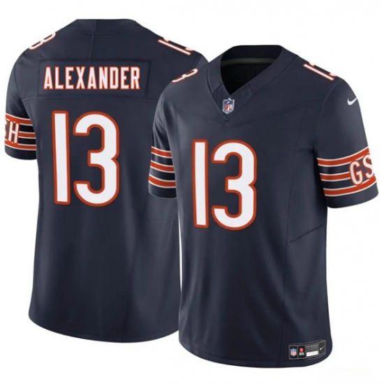 Men's Chicago Bears #13 Maurice Alexander Navy 2025 F.U.S.E. Vapor Untouchable Limited Football Stitched Jersey - Ujersey