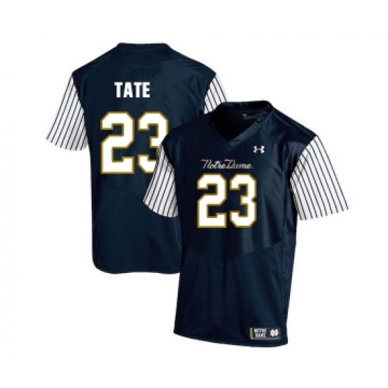 Notre Dame Fighting Irish 23 Golden Tate Navy College Football Jersey - Ujersey