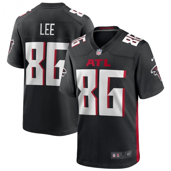 Men's Atlanta Falcons #86 Khari Lee Nike Black Game Player Jersey - Ujersey