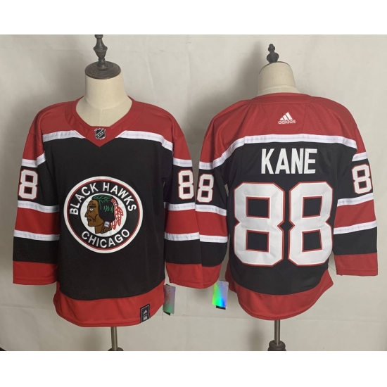 Men's Chicago Blackhawks #88 Patrick Kane Black 2020-21 Special Edition Replica Player Jersey - Ujersey