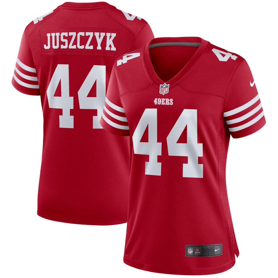 Women's San Francisco 49ers Kyle Juszczyk Nike Scarlet Player Game Jersey - Ujersey