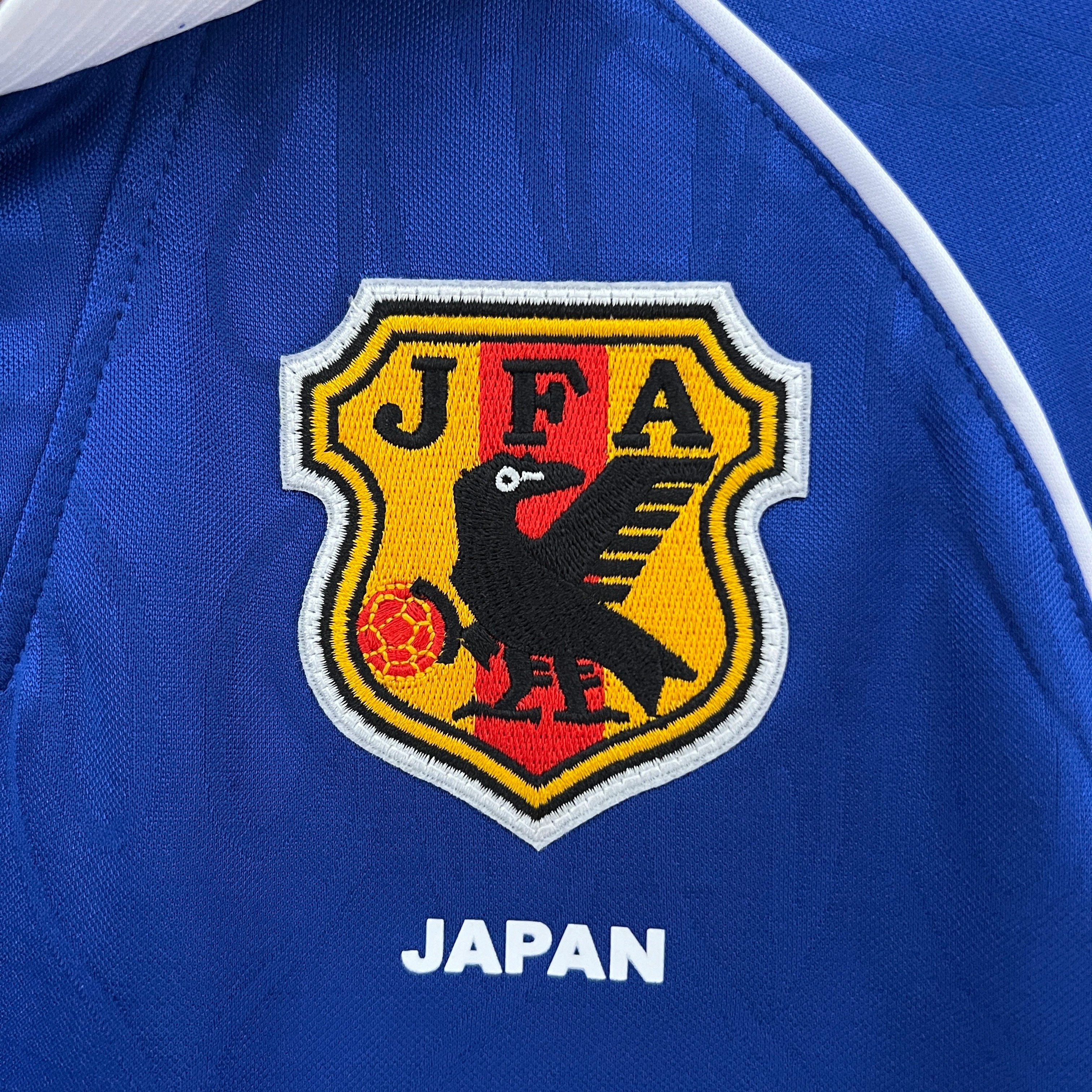 Japan Retro Soccer Jersey Home Custom Shirt 1998 - Ujersey