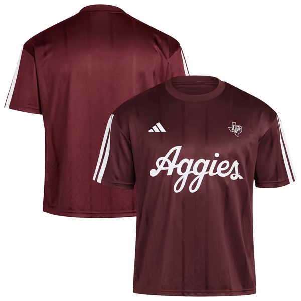 Men's adidas Maroon Texas A&M Aggies Soccer Fashion Jersey - Ujersey