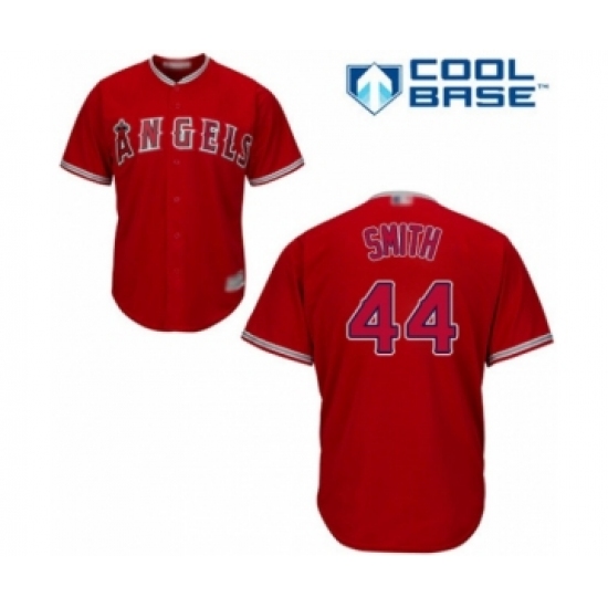 Youth Los Angeles Angels of Anaheim #44 Kevan Smith Authentic Red Alternate Cool Base Baseball Player Jersey - Ujersey