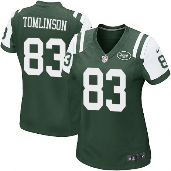 Women's Nike New York Jets #83 Eric Tomlinson Game Green Team Color NFL Jersey - Ujersey
