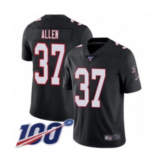 Men's Atlanta Falcons #37 Ricardo Allen Black Alternate Vapor Untouchable Limited Player 100th Season Football Jersey - Ujersey