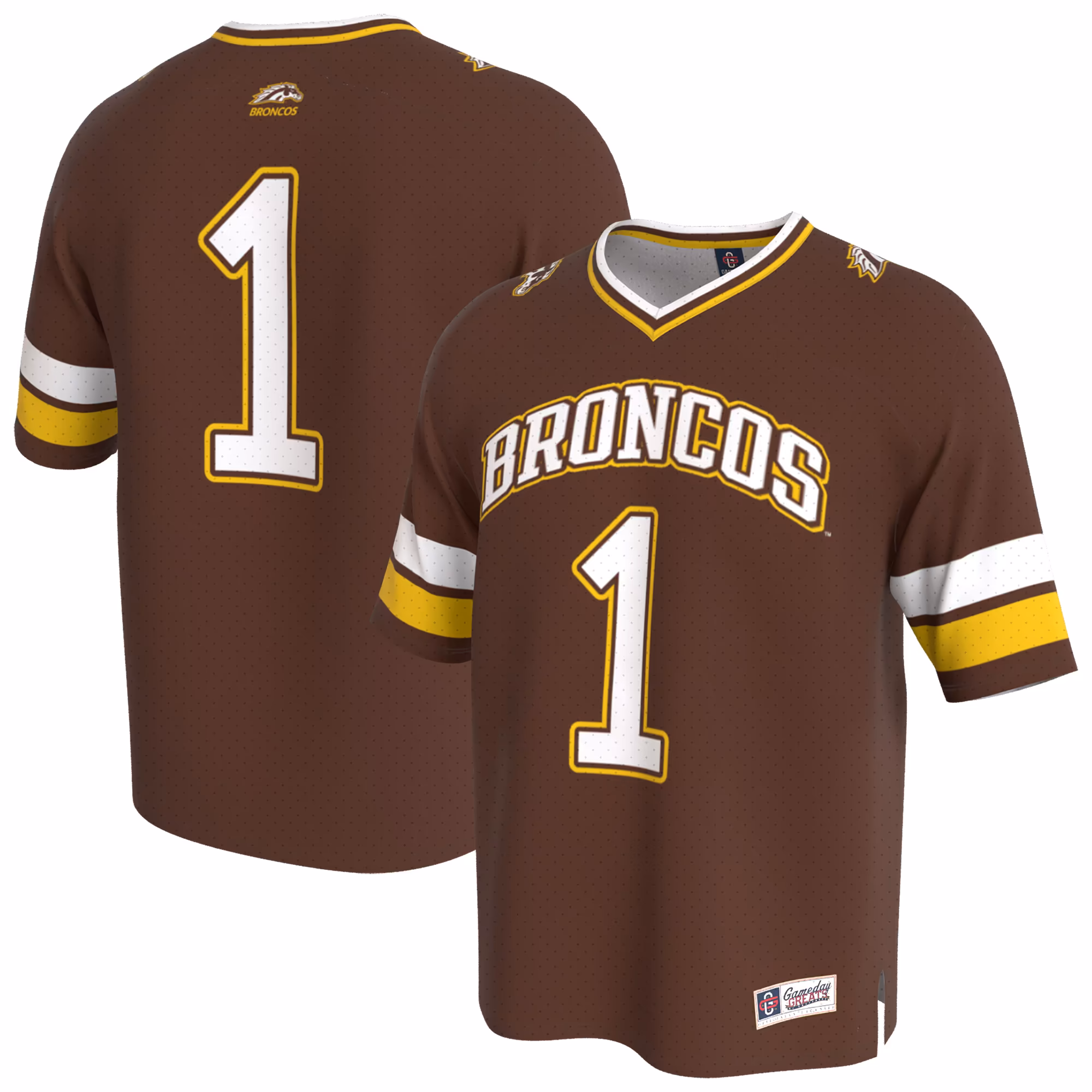 Unisex GameDay Greats Brown Western Michigan Broncos Lightweight Collegiate Football Fashion Jersey - Ujersey