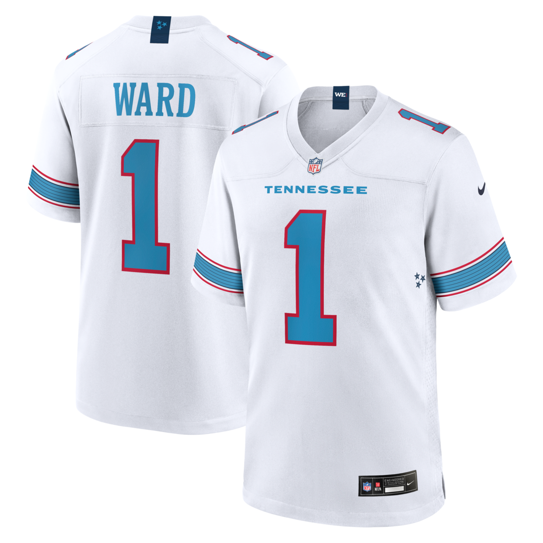 Men's Tennessee Titans Cameron Ward Nike White Game Jersey - Ujersey
