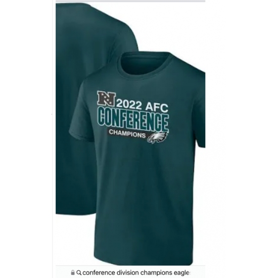 Men's Philadelphia Eagles Fanatics Branded Midnight Green 2022 NFC East Division T-Shirt - Ujersey