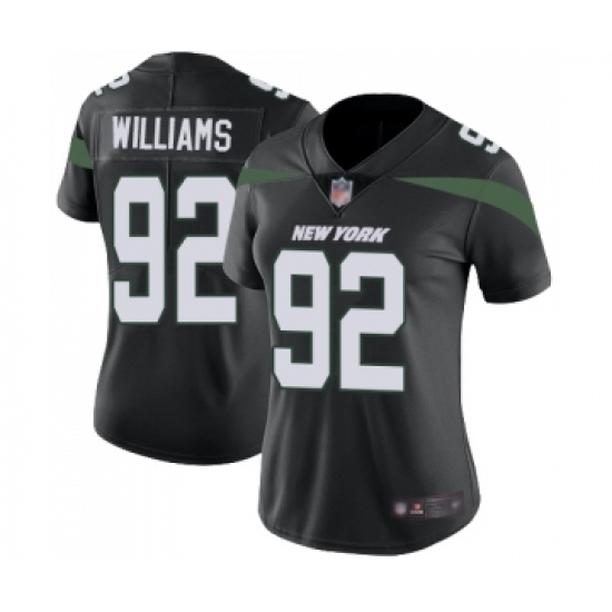 Women's New York Jets #92 Leonard Williams Black Alternate Vapor Untouchable Limited Player Football Jersey - Ujersey