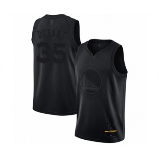 Men's Golden State Warriors #35 Kevin Durant Swingman Black MVP Basketball Jersey - Ujersey