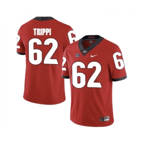 Georgia Bulldogs 62 Charlie Trippi Red College Football Jersey - Ujersey