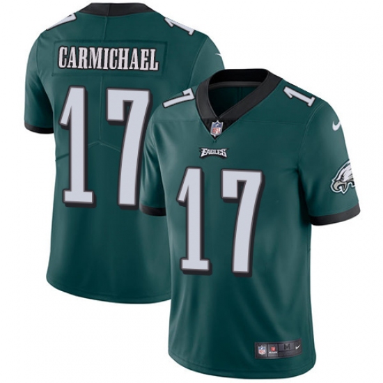 Men's Nike Philadelphia Eagles #17 Harold Carmichael Midnight Green Team Color Vapor Untouchable Limited Player NFL Jersey - Ujersey