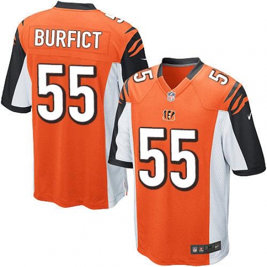 Men's Nike Cincinnati Bengals #55 Vontaze Burfict Game Orange Alternate NFL Jersey - Ujersey