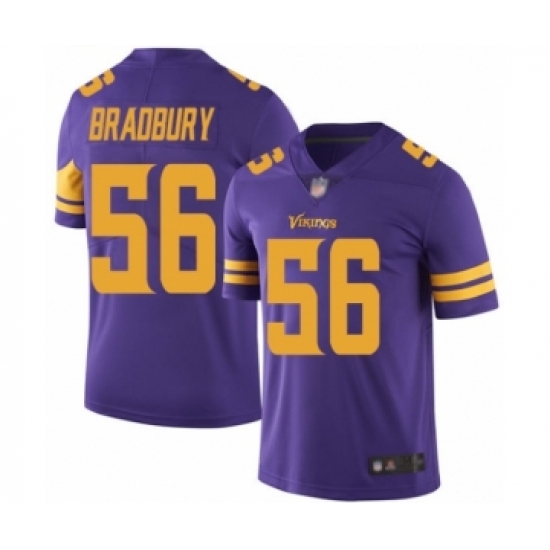 Youth Minnesota Vikings #56 Garrett Bradbury Limited Purple Rush Vapor Untouchable Football Jersey - Ujersey