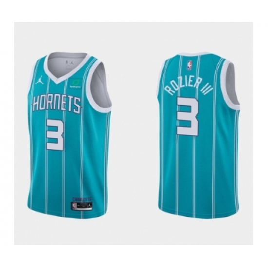 Men's Charlotte Hornets #3 Terry Rozier III Stitched NBA Jersey - Ujersey
