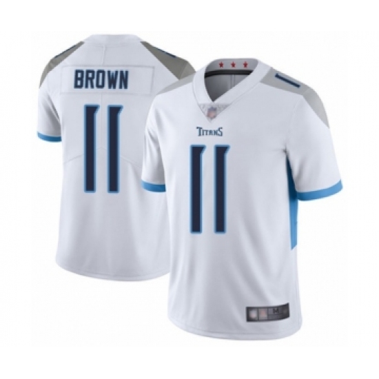 Men's Tennessee Titans #11 A.J. Brown White Vapor Untouchable Limited Player Football Jersey - Ujersey