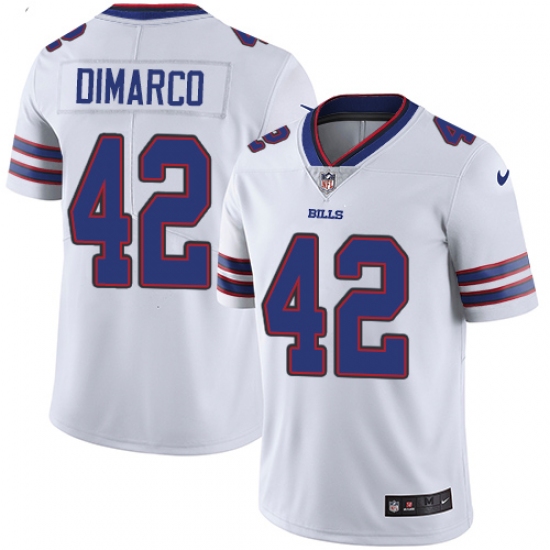 Youth Nike Buffalo Bills #42 Patrick DiMarco White Vapor Untouchable Limited Player NFL Jersey - Ujersey