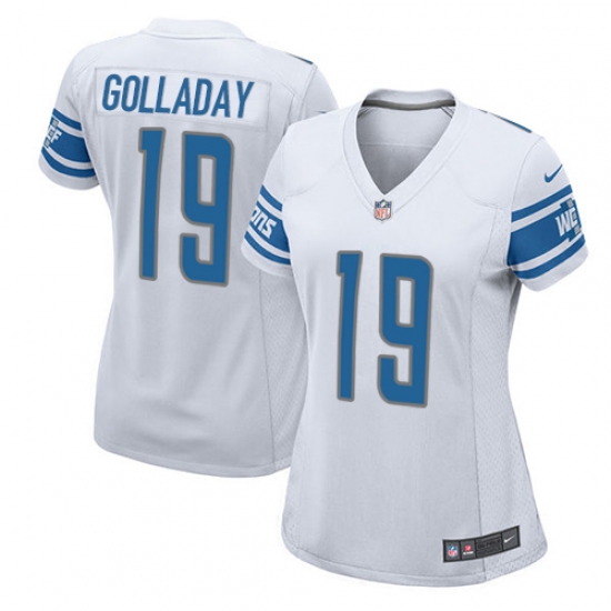 Women's Nike Detroit Lions #57 Josh Bynes Game White NFL Jersey - Ujersey