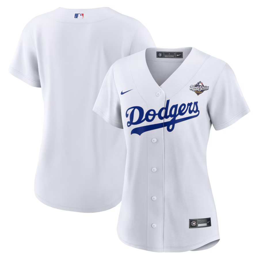 Women's Los Angeles Dodgers Nike White 2025 World Series Home Replica Jersey - Ujersey