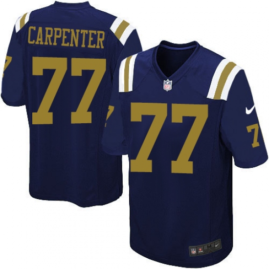 Youth Nike New York Jets #77 James Carpenter Limited Navy Blue Alternate NFL Jersey - Ujersey