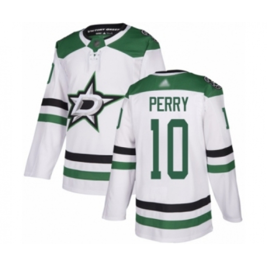 Youth Dallas Stars #10 Corey Perry Authentic White Away Hockey Jersey - Ujersey