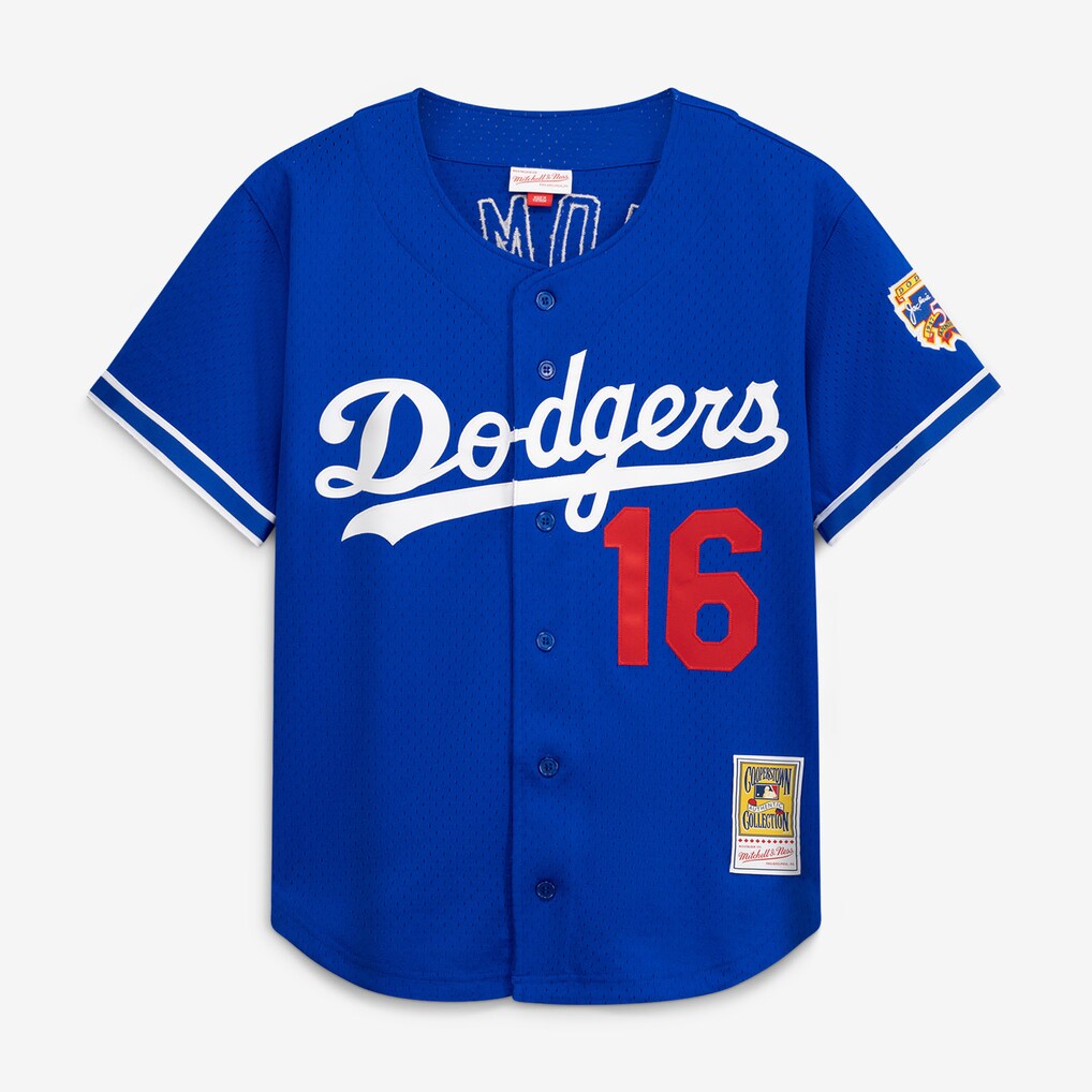 Men's Los Angeles Dodgers Hideo Nomo Mitchell & Ness Royal Big & Tall Cooperstown Collection Mesh Batting Practice Jersey - Ujersey