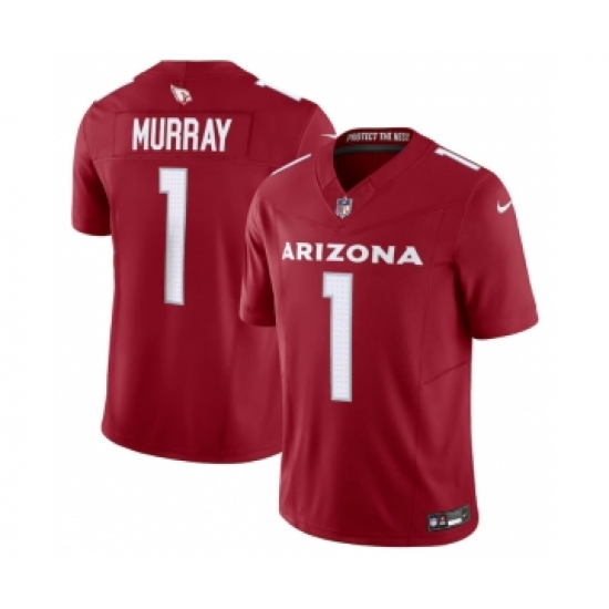 Men's Arizona Cardinals #1 Kyler Murray Red Vapor Untouchable F.U.S.E. Limited Stitched Football Jersey - Ujersey