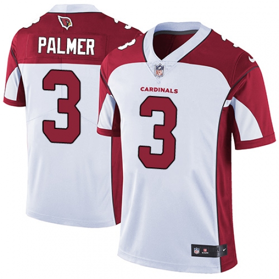 Youth Nike Arizona Cardinals #3 Carson Palmer White Vapor Untouchable Limited Player NFL Jersey - Ujersey
