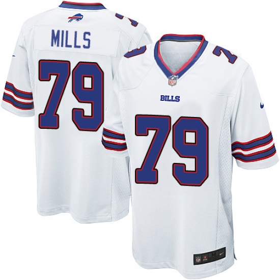 Youth Nike Buffalo Bills #79 Jordan Mills Game White NFL Jersey - Ujersey