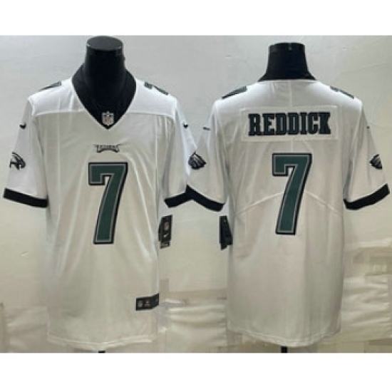 Men's Philadelphia Eagles #7 Haason Reddick White Vapor Untouchable Limited Stitched Jersey - Ujersey