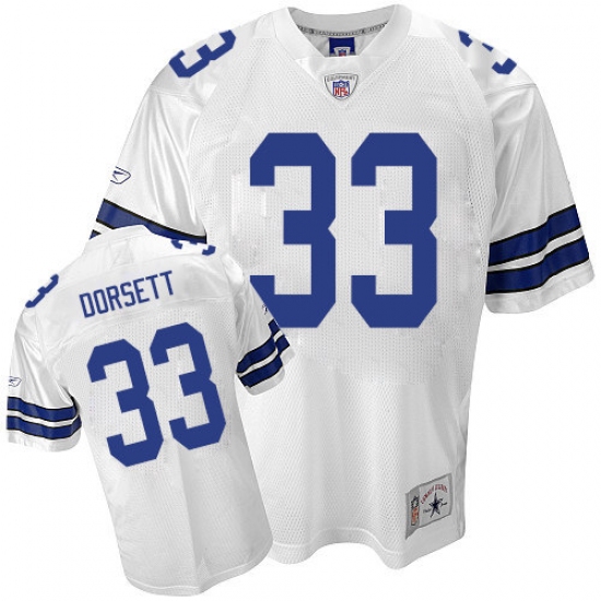 Reebok Dallas Cowboys #33 Tony Dorsett Replica White Legend Throwback NFL Jersey - Ujersey
