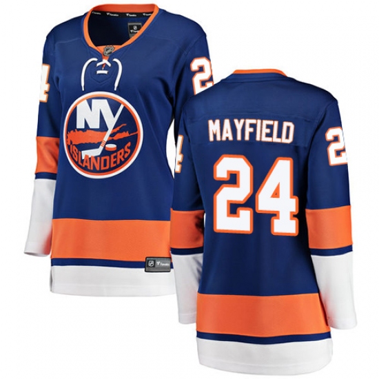 Women's New York Islanders #24 Scott Mayfield Fanatics Branded Royal Blue Home Breakaway NHL Jersey - Ujersey