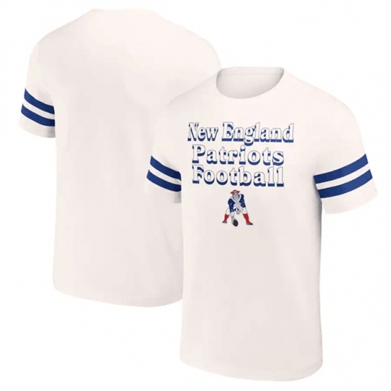 Men's New England Patriots Cream X Darius Rucker Collection Vintage T Shirt - Ujersey