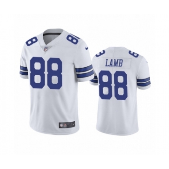 Dallas Cowboys #88 CeeDee Lamb White 2020 NFL Draft Vapor Limited Jersey - Ujersey
