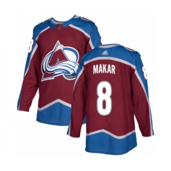 Men's Colorado Avalanche #8 Cale Makar Authentic Burgundy Red Home Hockey Jersey - Ujersey