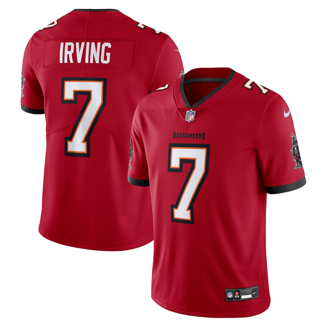 Men's Tampa Bay Buccaneers Bucky Irving Nike Red Vapor Untouchable Stitched Limited Jersey - Ujersey