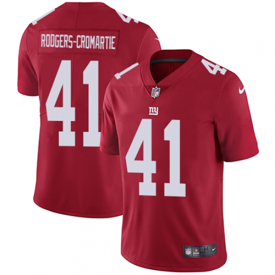 Youth Nike New York Giants #41 Dominique Rodgers-Cromartie Red Alternate Vapor Untouchable Limited Player NFL Jersey - Ujersey