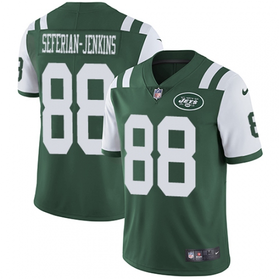 Youth Nike New York Jets #88 Austin Seferian-Jenkins Elite Green Team Color NFL Jersey - Ujersey