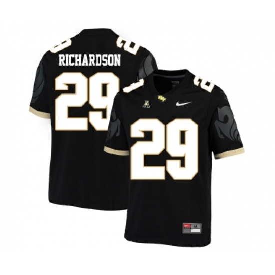 UCF Knights 29 Cordarrian Richardson Black College Football Jersey - Ujersey