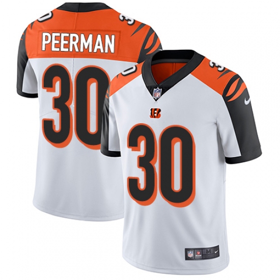 Youth Nike Cincinnati Bengals #30 Cedric Peerman Vapor Untouchable Limited White NFL Jersey - Ujersey