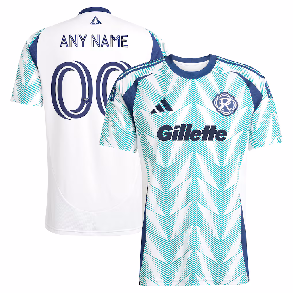 Men's New England Revolution adidas White 2025 Eastern White Pine x Flag of New England Replica Custom Jersey