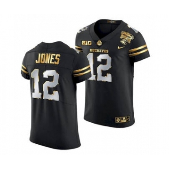 Men's Ohio State Buckeyes Cardale Jones 2021 Sugar Bowl Jersey Black Gold - Ujersey