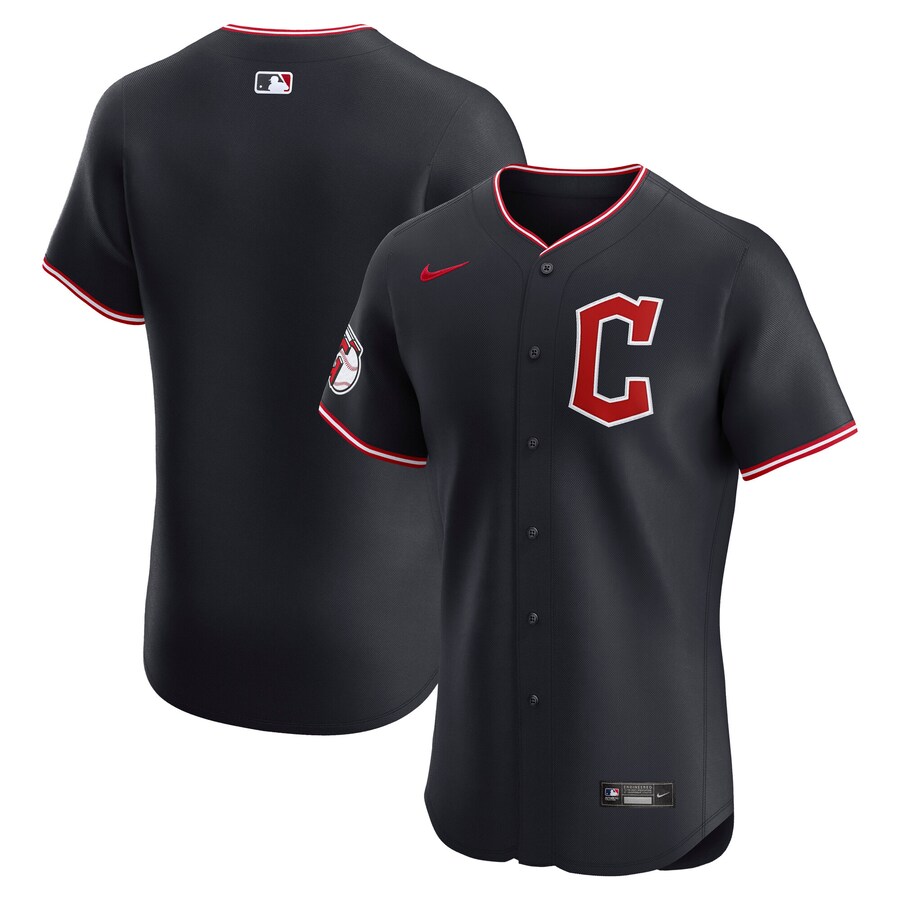 Men's Cleveland Guardians Nike Navy Elite Jersey - Ujersey NHL