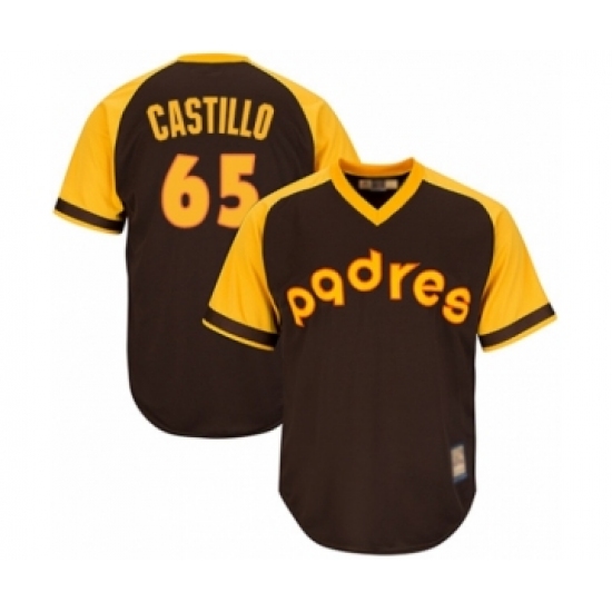 Youth San Diego Padres #65 Jose Castillo Authentic Brown Alternate Cooperstown Cool Base Baseball Player Jersey - Ujersey