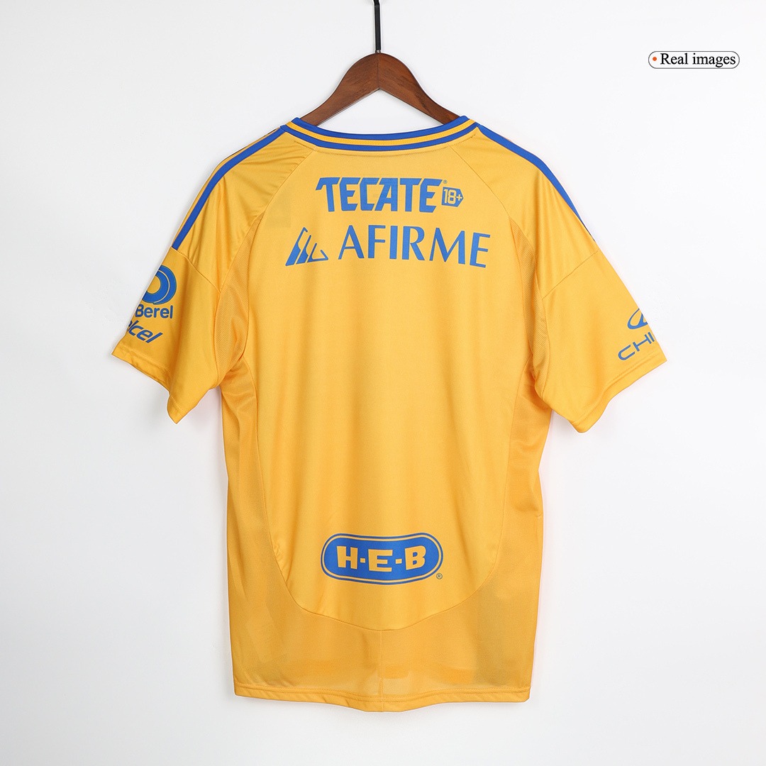 Tigres UANL Soccer Jersey Home Custom Shirt 2024/25 - Ujersey