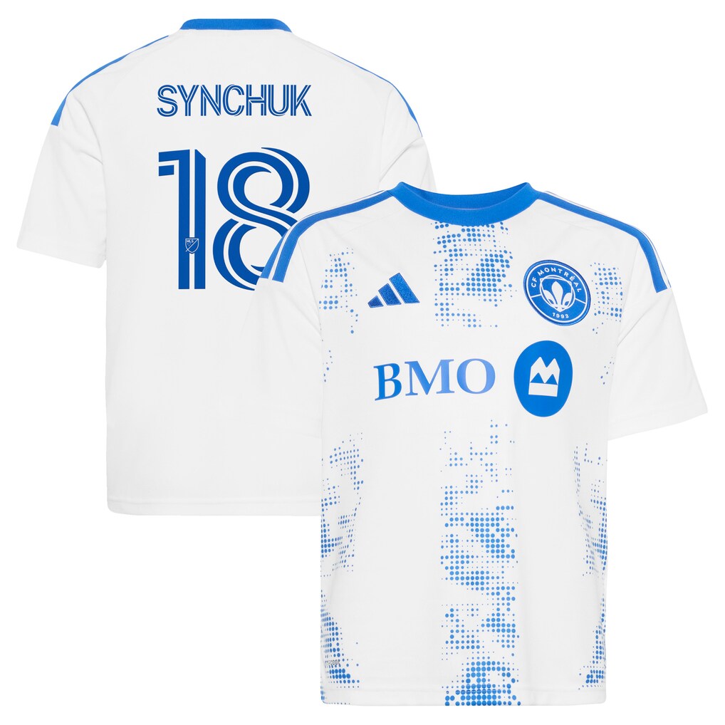 Youth CF Montreal Hennadii Synchuk adidas White 2026 The Procure Jersey Replica Jersey - Ujersey